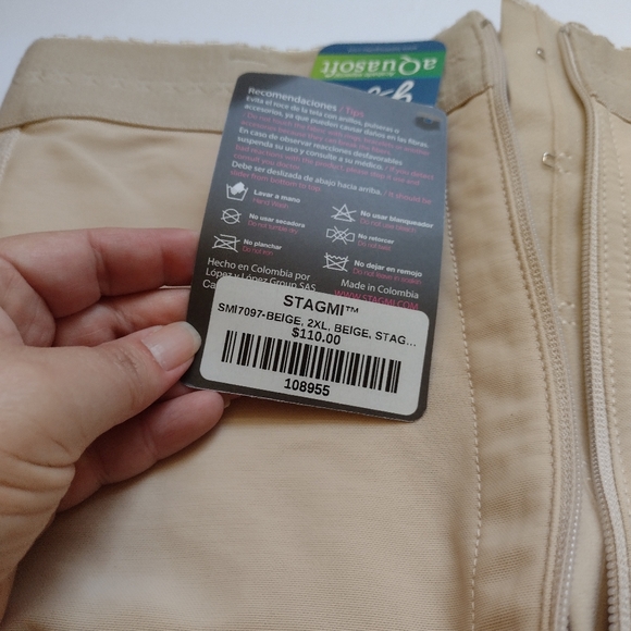 Stagmi Girdle from under the bra line to mid thigh sz 2XL - New - Picture 7 of 12